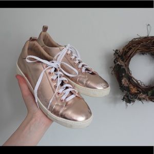 Women’s Size 9 ALDO brand Rose Gold Sneakers